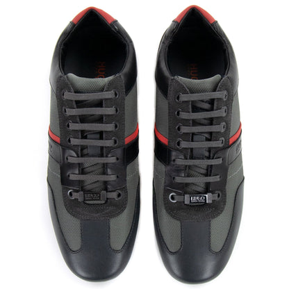 Hugo Boss Life Itny Low Top Trainer Dark Grey