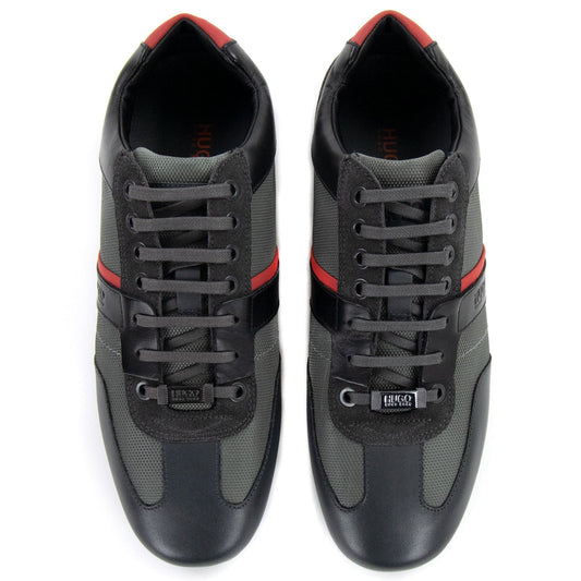Hugo Boss Life Itny Low Top Trainer Dark Grey