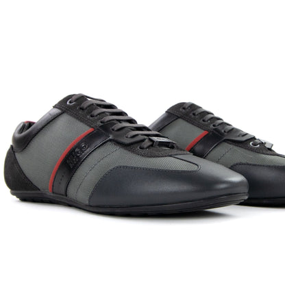 Hugo Boss Life Itny Low Top Trainer Dark Grey