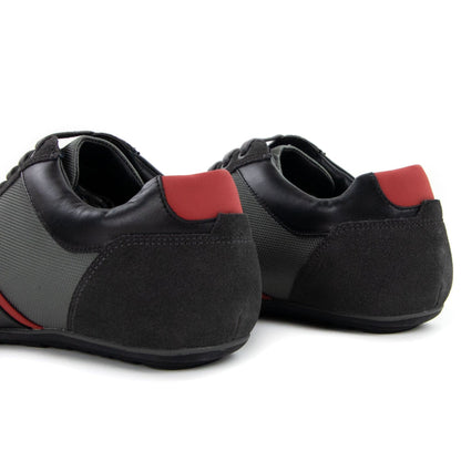 Hugo Boss Life Itny Low Top Trainer Dark Grey