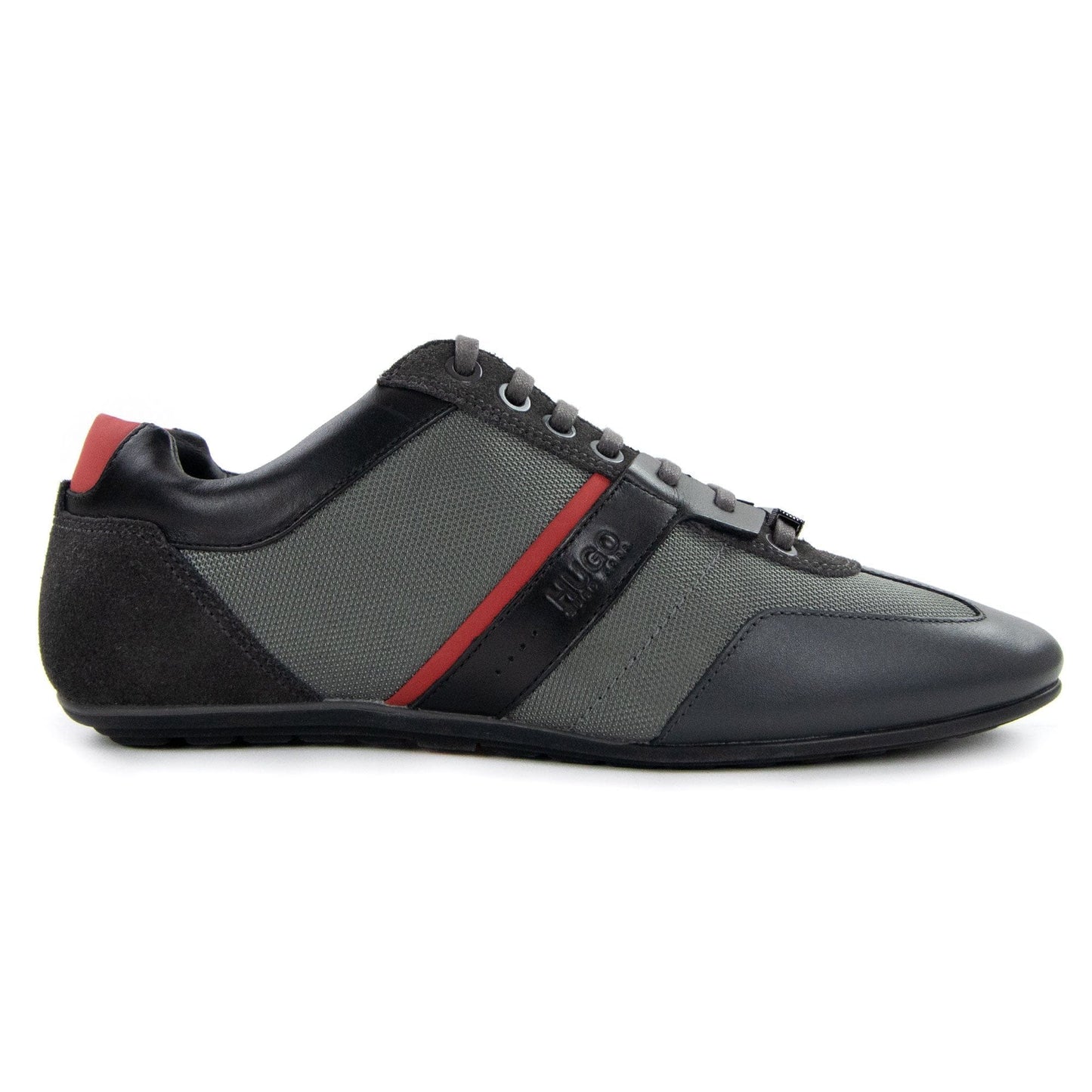 Hugo Boss Life Itny Low Top Trainer Dark Grey
