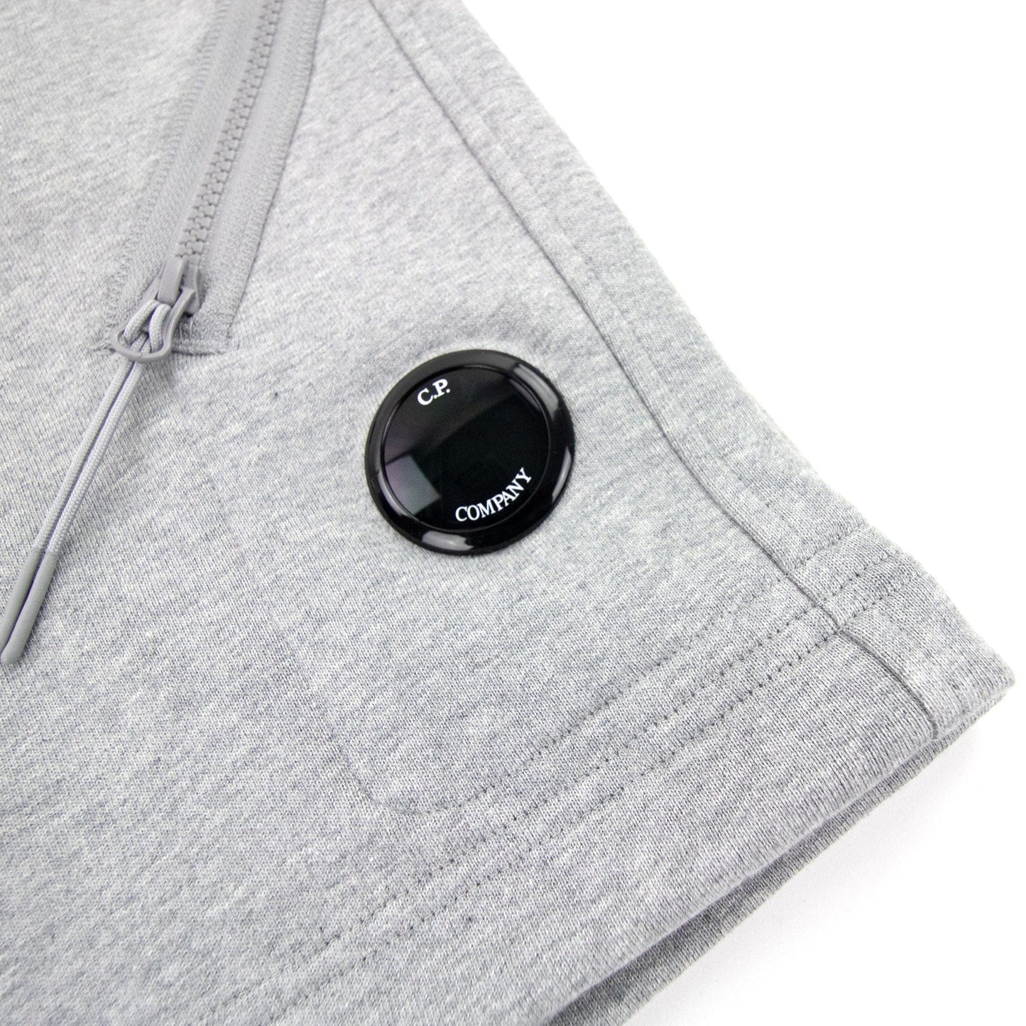 Cp Company Diagonal Raised Fleece Shorts Grey M93