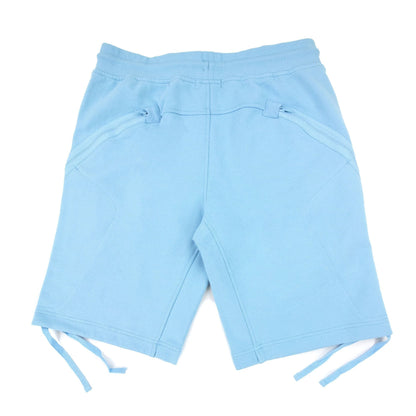 Cp Company Diagonal Raised Fleece Shorts Sky Blue 832