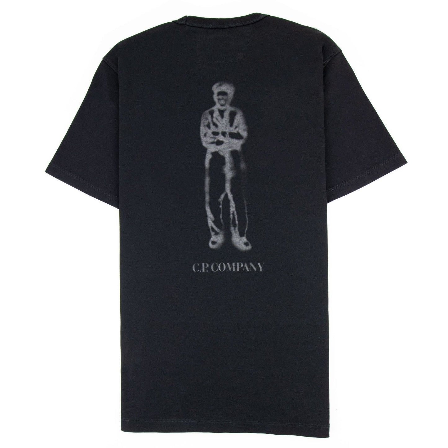 Cp Company 30/2 Mercerized Jersey Sailor T Shirt Black 999