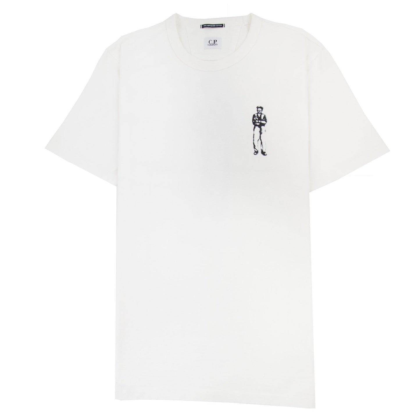 Cp Company 30/2 Mercerized Jersey Sailor T Shirt White 103