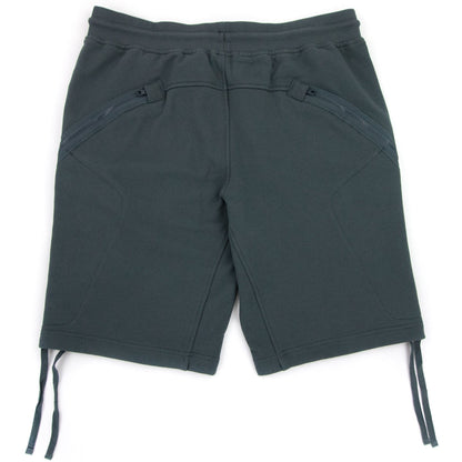 Cp Company Diagonal Raised Fleece Shorts Dark Shadow Grey 978