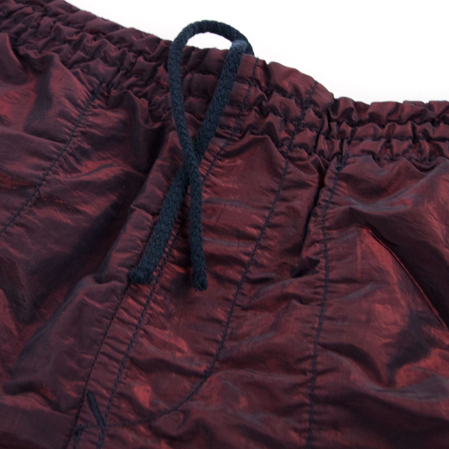 Stone Island Junior B0337 Nylon Metal Coloured Weft Swim Shorts Red V1028
