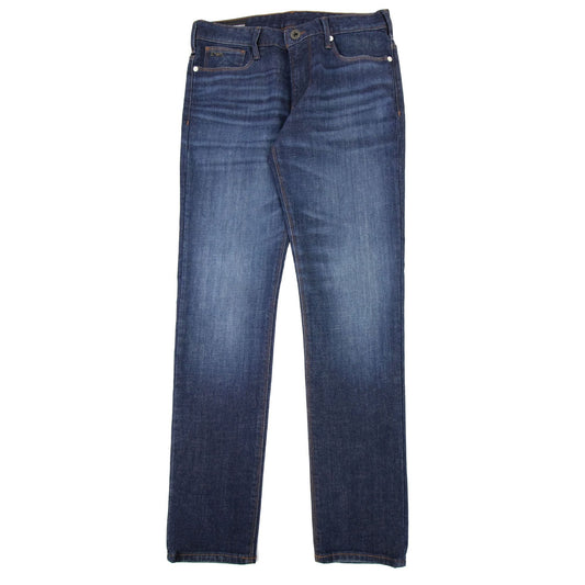 Emporio Armani J06 Sandblasted Denim Jeans Denim Blue 0942