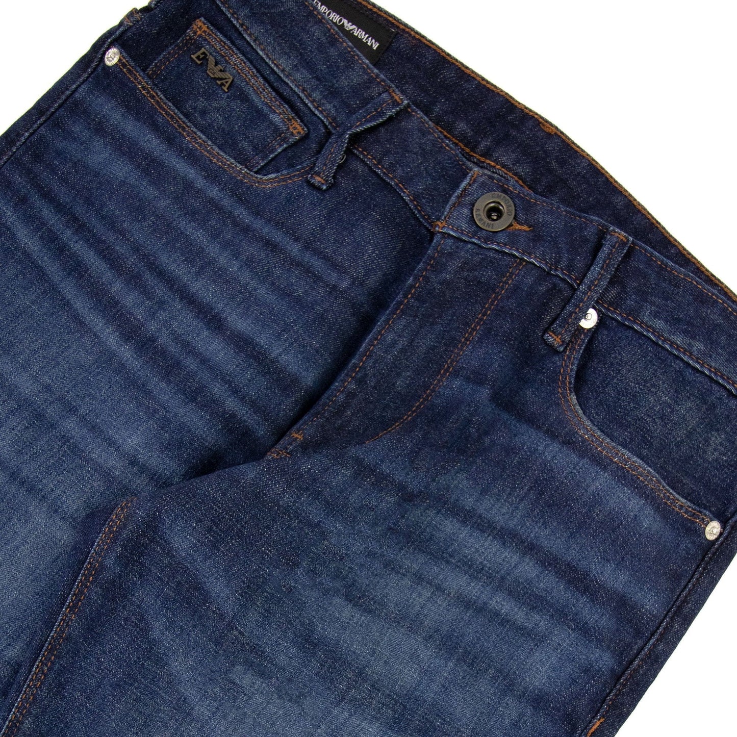 Emporio Armani J06 Sandblasted Denim Jeans Denim Blue 0942