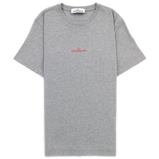 Stone Island Junior Graphic Print T Shirt Grey V0064
