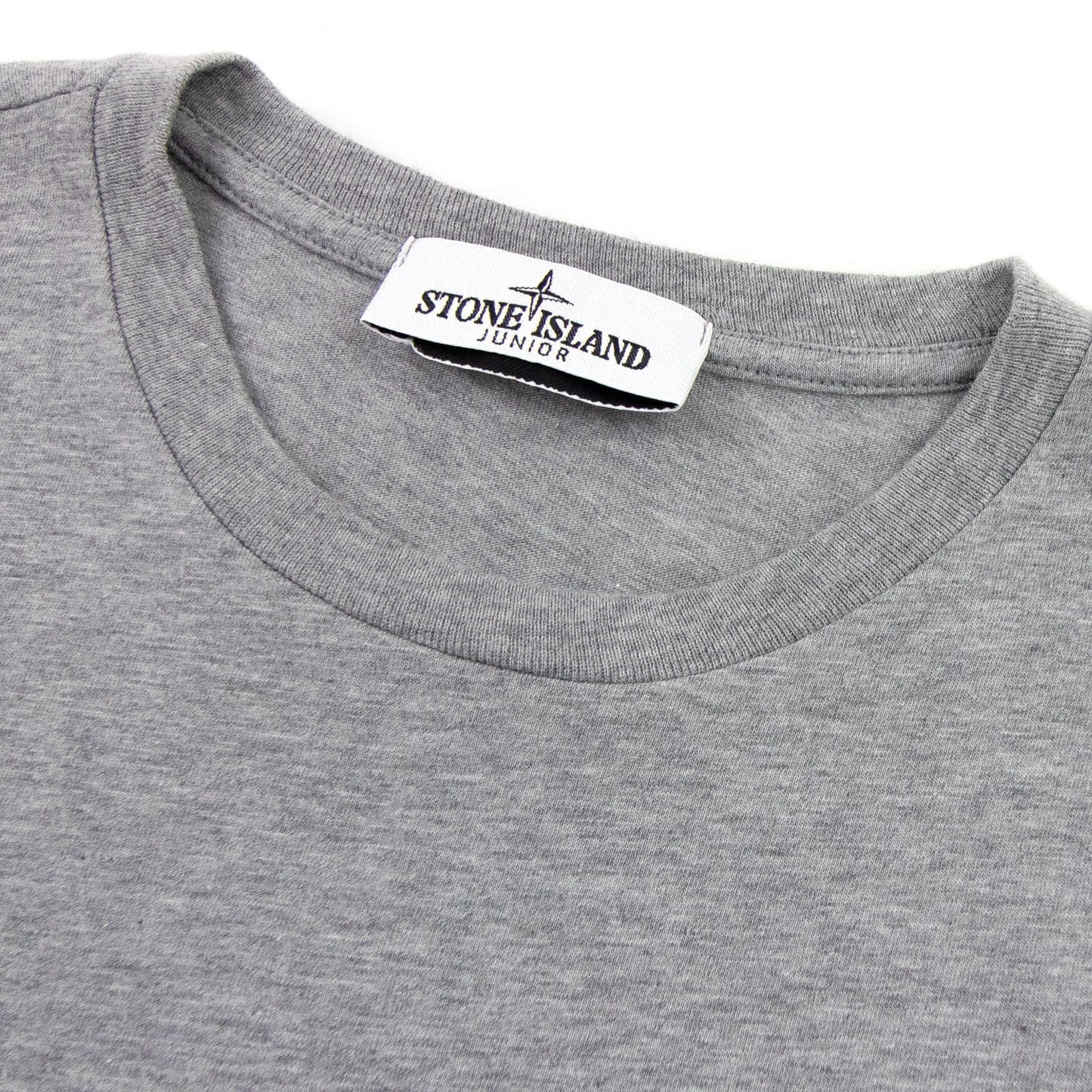 Stone Island Junior Graphic Print T Shirt Grey V0064