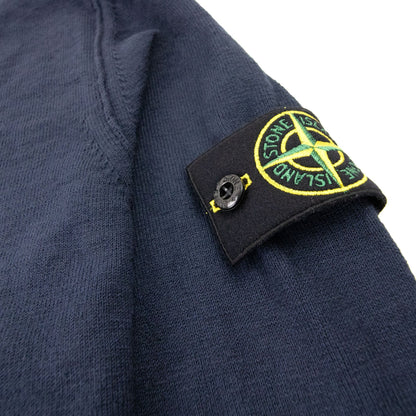 Stone Island 502b0 Fine Knit Sweater Navy Blue V0020