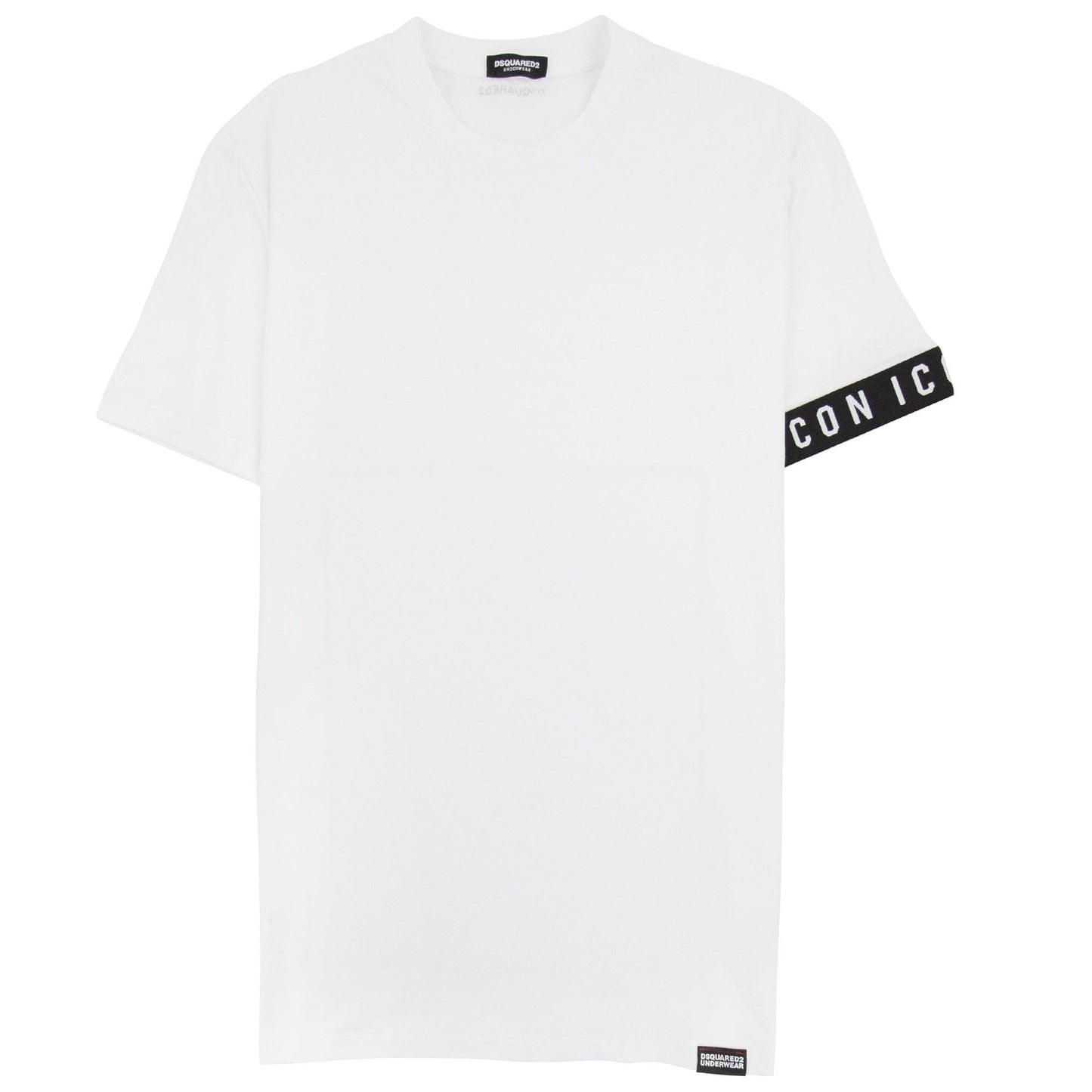 Dsquared2 Swim Shorts & Underw Dsq2 Icon Arm Band T-shirt White