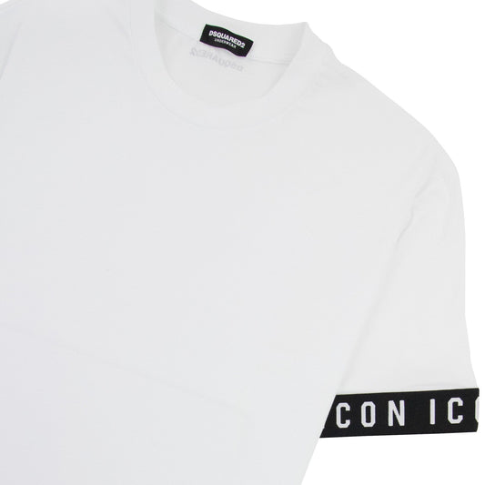 Dsquared2 Swim Shorts & Underw Dsq2 Icon Arm Band T-shirt White