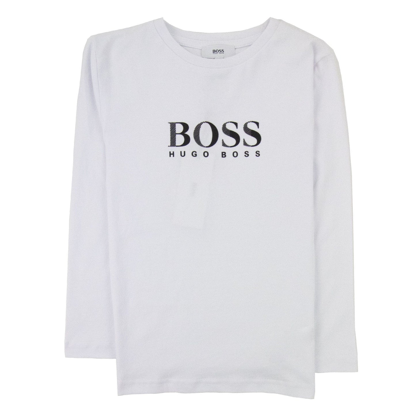 Hugo Boss Kids L/s Top Boss Bold White/black
