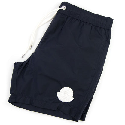 Moncler Largo Logo Swim Shorts Navy