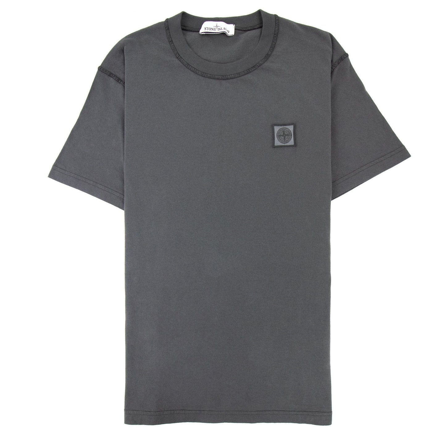 Stone Island Small Logo Patch Charcoal V0065
