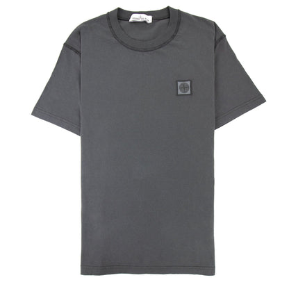 Stone Island Small Logo Patch Charcoal V0065