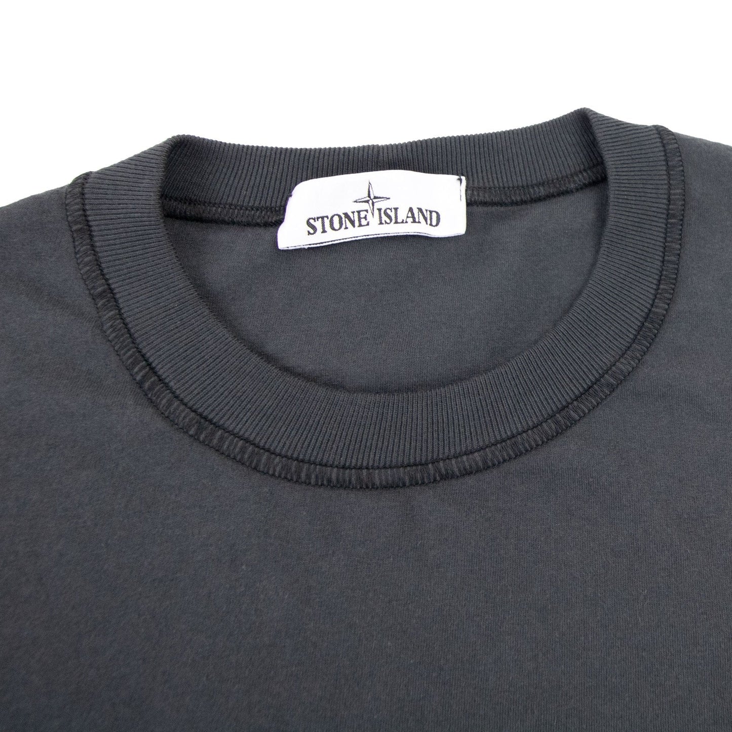 Stone Island Small Logo Patch Charcoal V0065