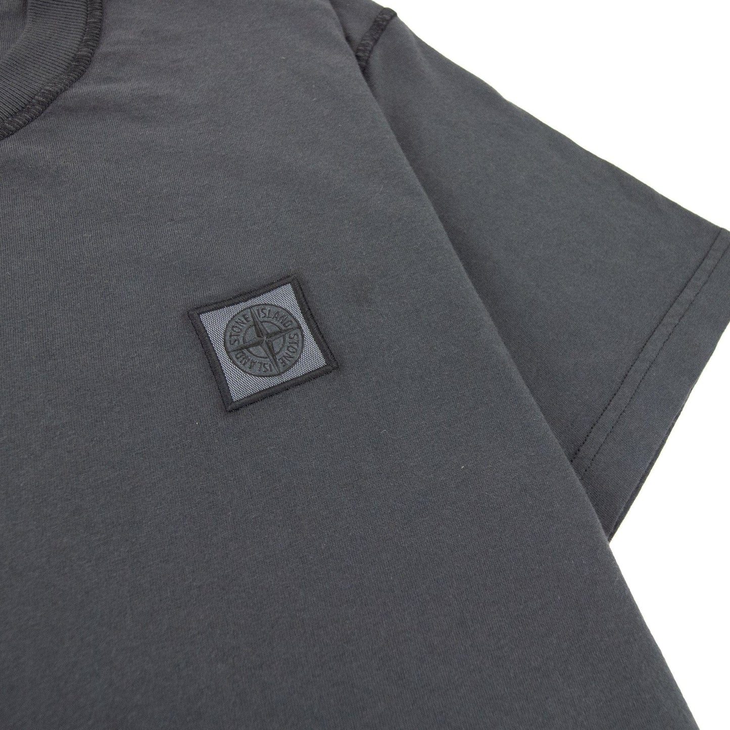Stone Island Small Logo Patch Charcoal V0065