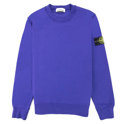 Stone Island 63051 Crewneck Sweatshirt Electric Blue V0022