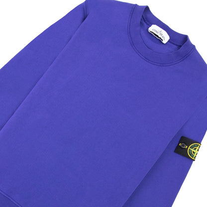 Stone Island 63051 Crewneck Sweatshirt Electric Blue V0022