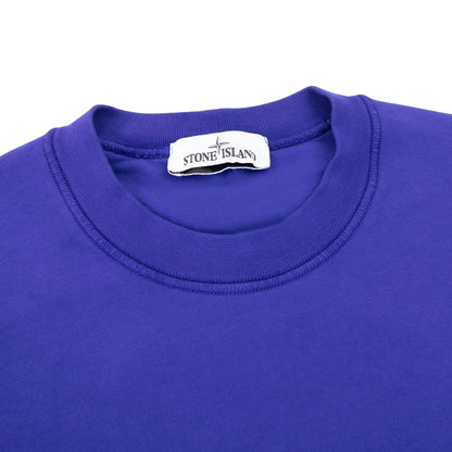 Stone Island 63051 Crewneck Sweatshirt Electric Blue V0022