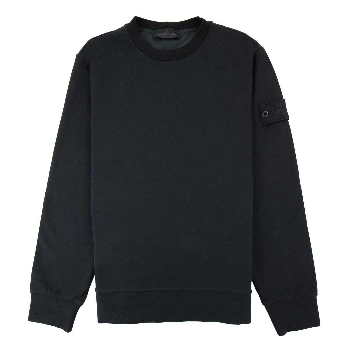 Stone Island 632f3 Cotton Stretch Fleece_ghost Piece_garment Dy Black V0029