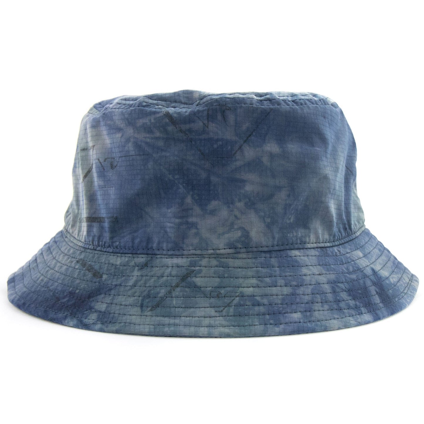 Emporio Armani Gradient Nylon Cloche Hat Blue