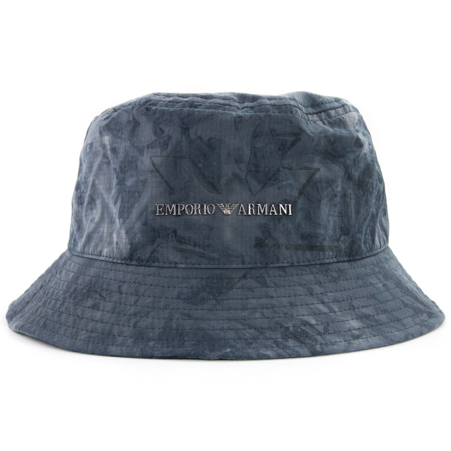 Emporio Armani Gradient Nylon Cloche Hat Grey