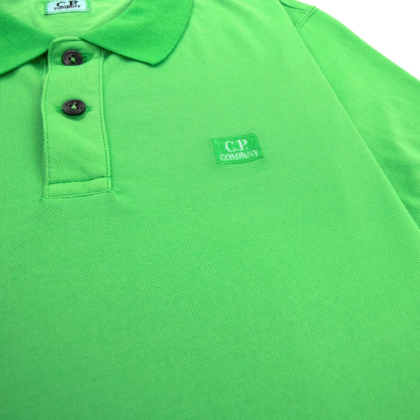 Cp Company Tacting Short Sleeve Polo Green