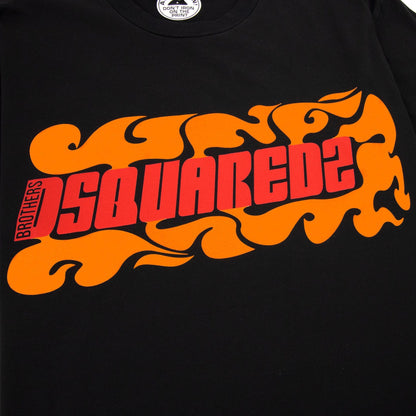 Dsquared2 Wave Logo Cigar Tee Black