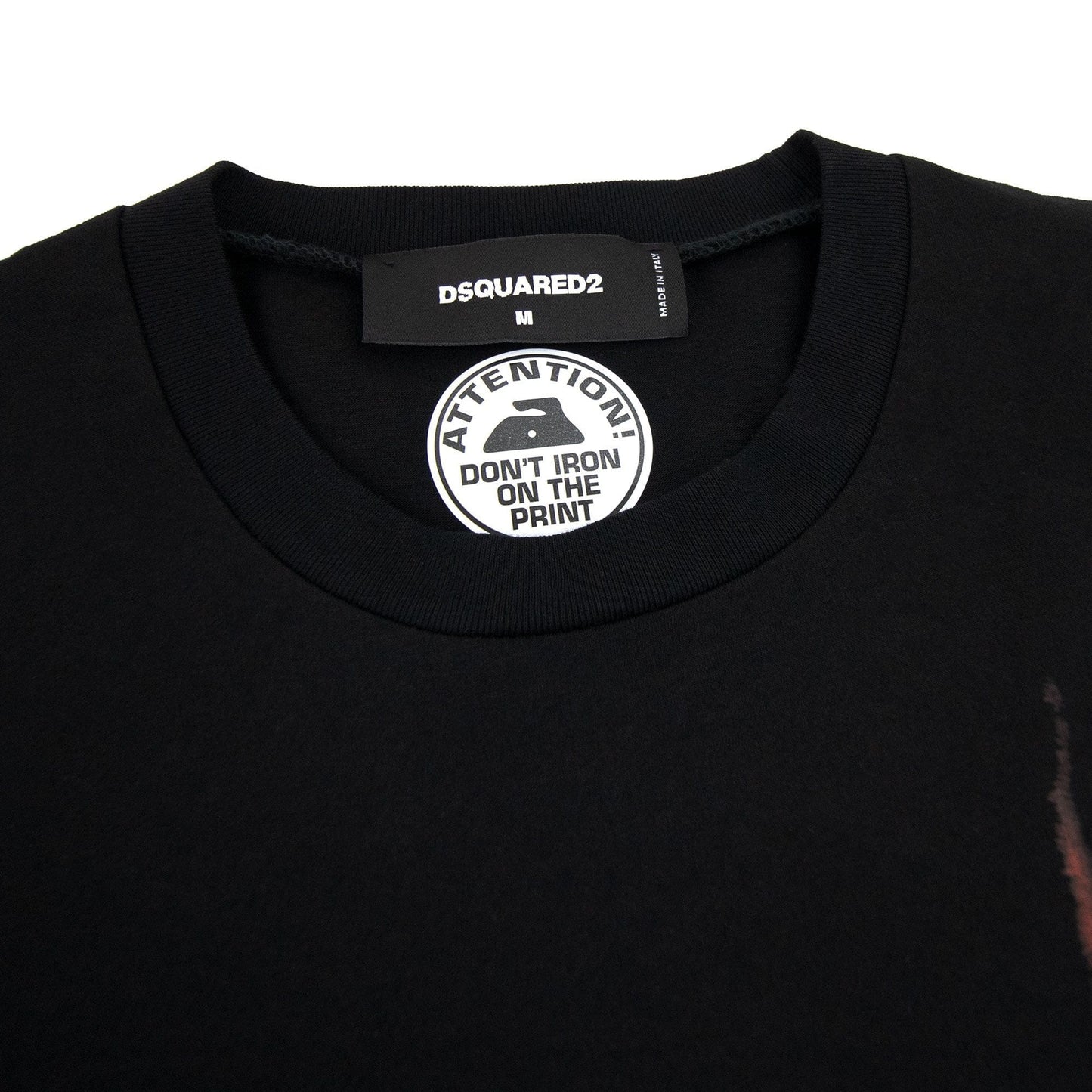 Dsquared2 Doodle Logo T Shirt Black