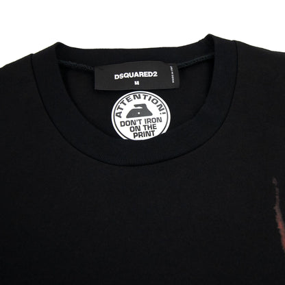 Dsquared2 Doodle Logo T Shirt Black