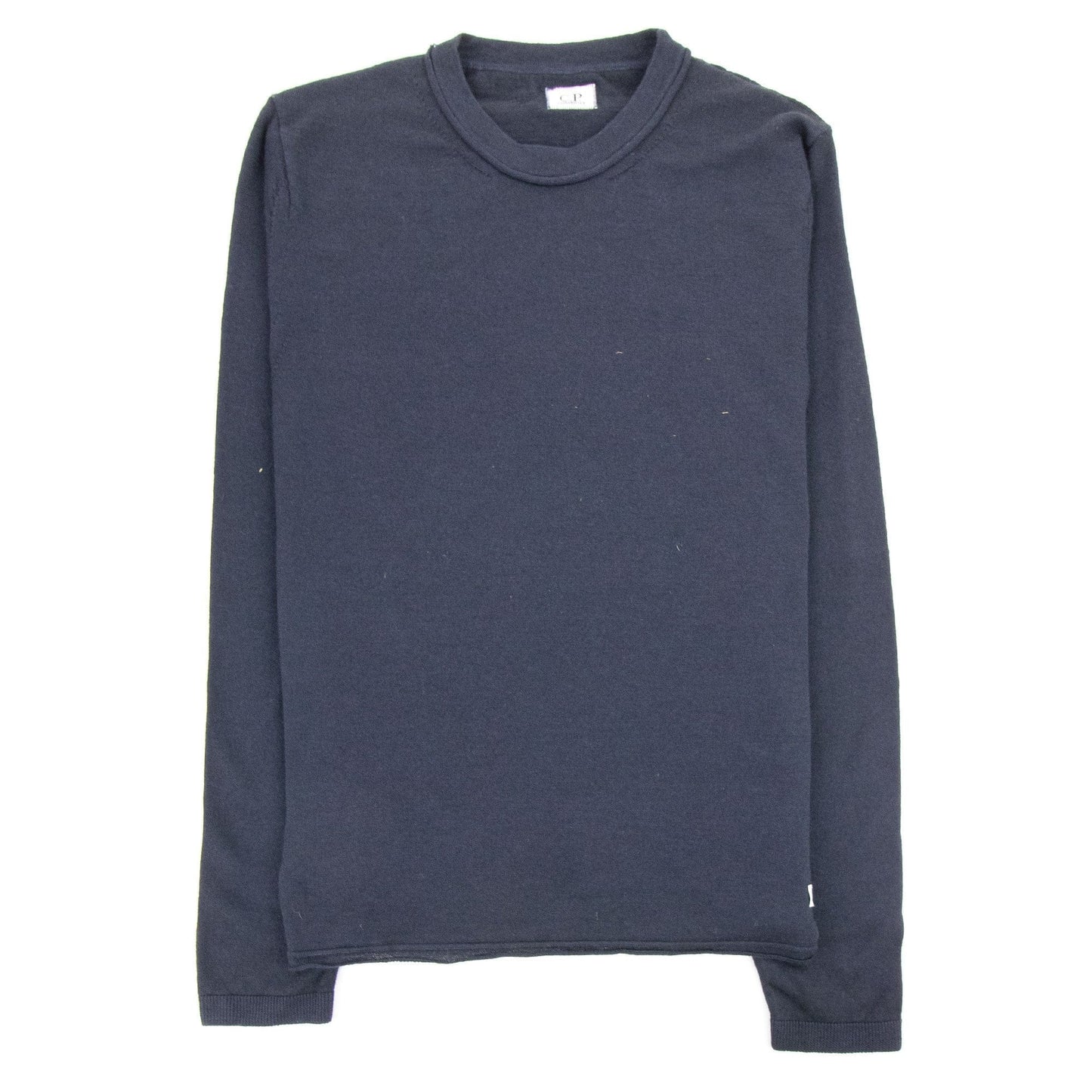 Cp Company Knit Logo Sweater Navy 888