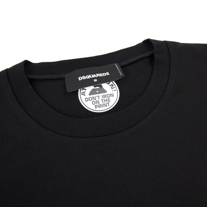 Dsquared2 Logo Super Crew T Shirt Black 900