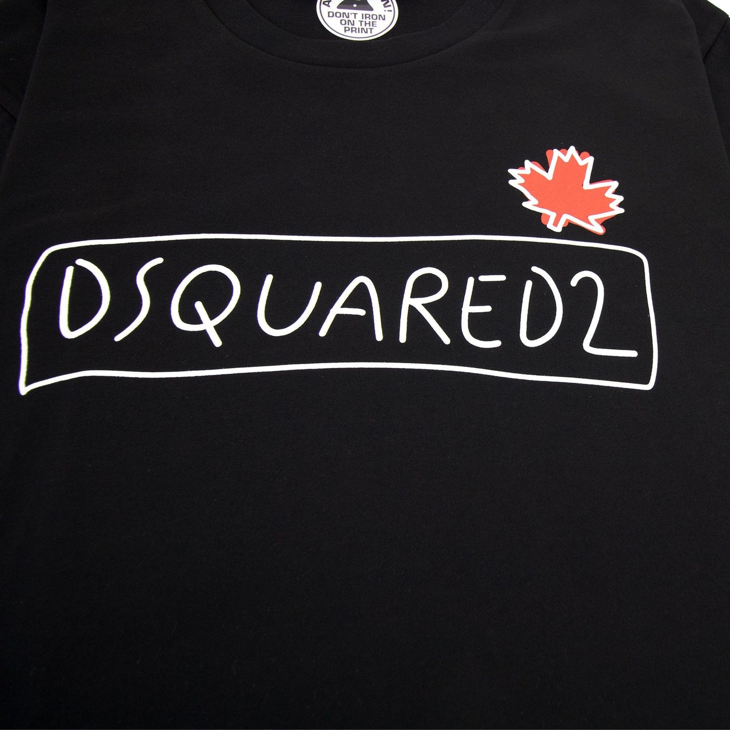 Dsquared2 Logo Super Crew T Shirt Black 900