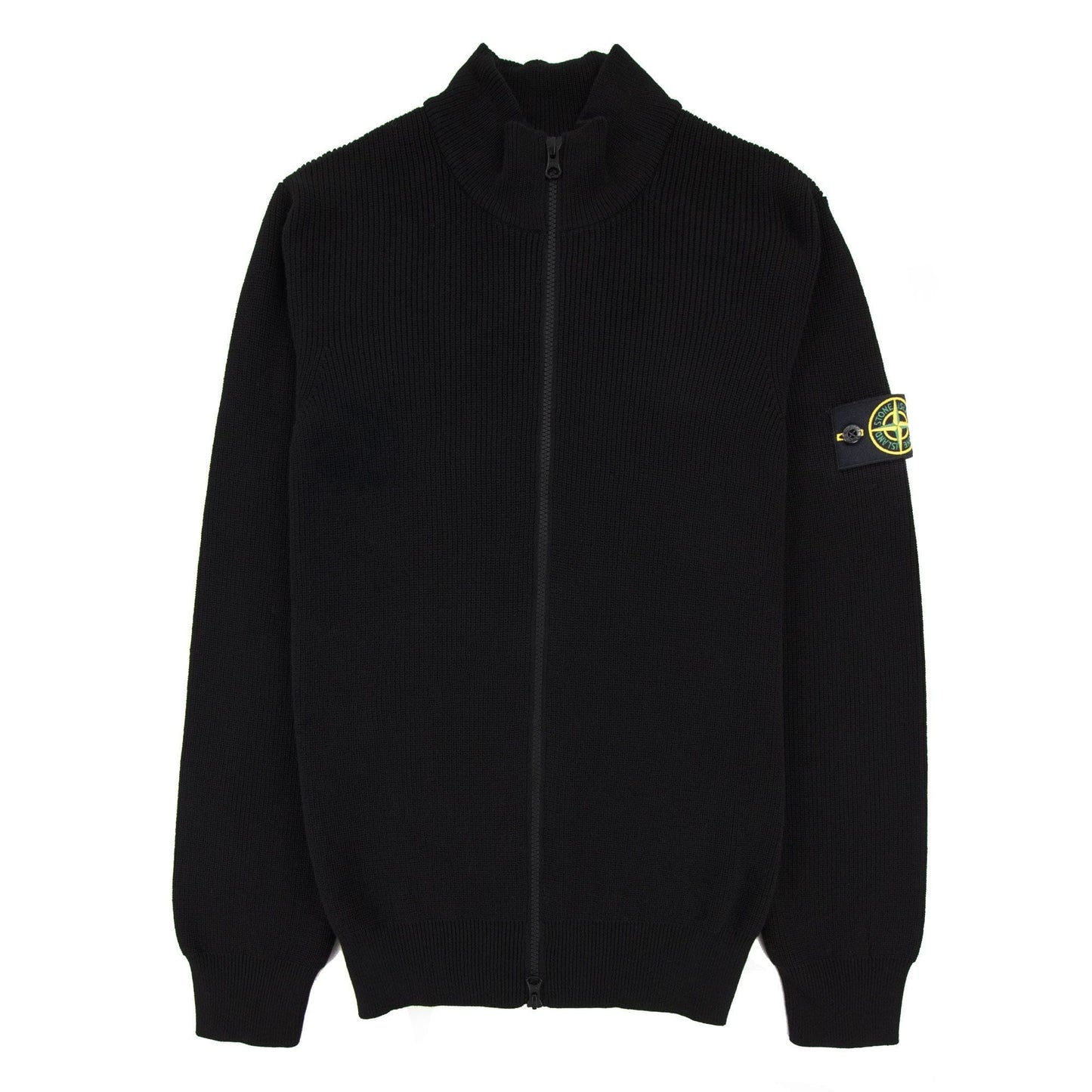 Stone Island 551d8 Knitted Cardigan Black V0029