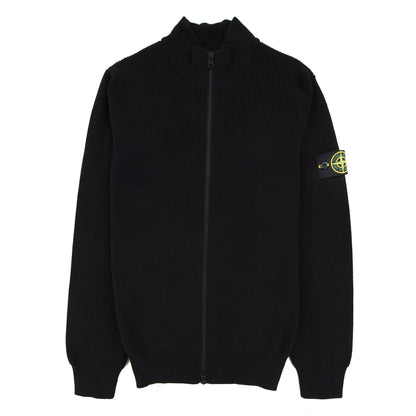 Stone Island 551d8 Knitted Cardigan Black V0029