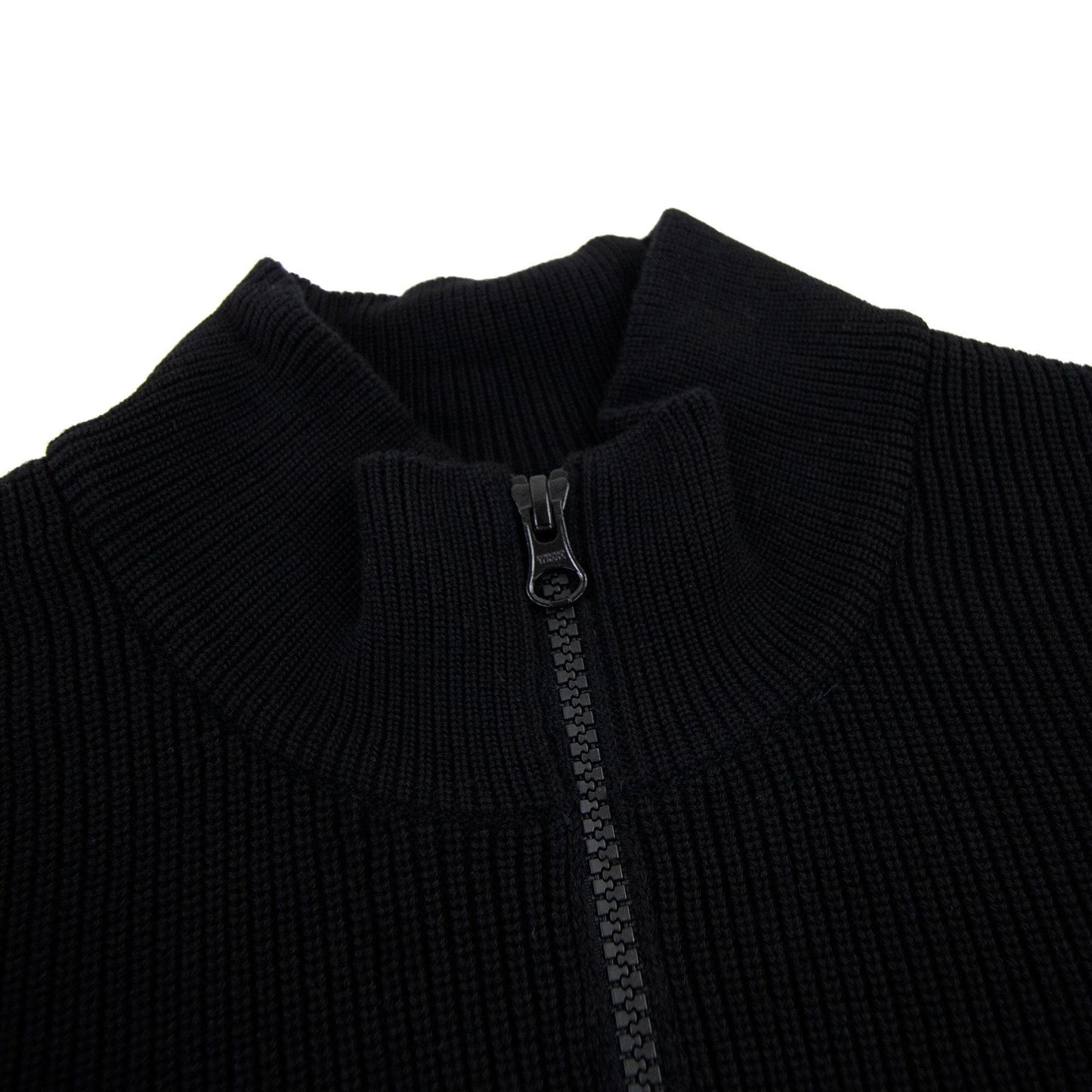 Stone Island 551d8 Knitted Cardigan Black V0029