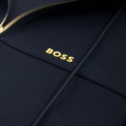Hugo Boss Saggy 1 Hoody Side Stripes Navy