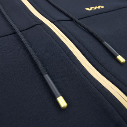 Hugo Boss Saggy 1 Hoody Side Stripes Navy
