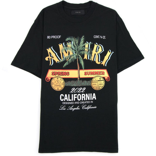 Amiri Amiri Rum Label Tee Black