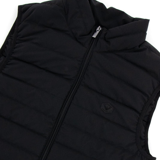 Emporio Armani Quilted-nylon Sleeveless Down Jacket Black