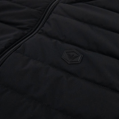 Emporio Armani Quilted-nylon Sleeveless Down Jacket Black