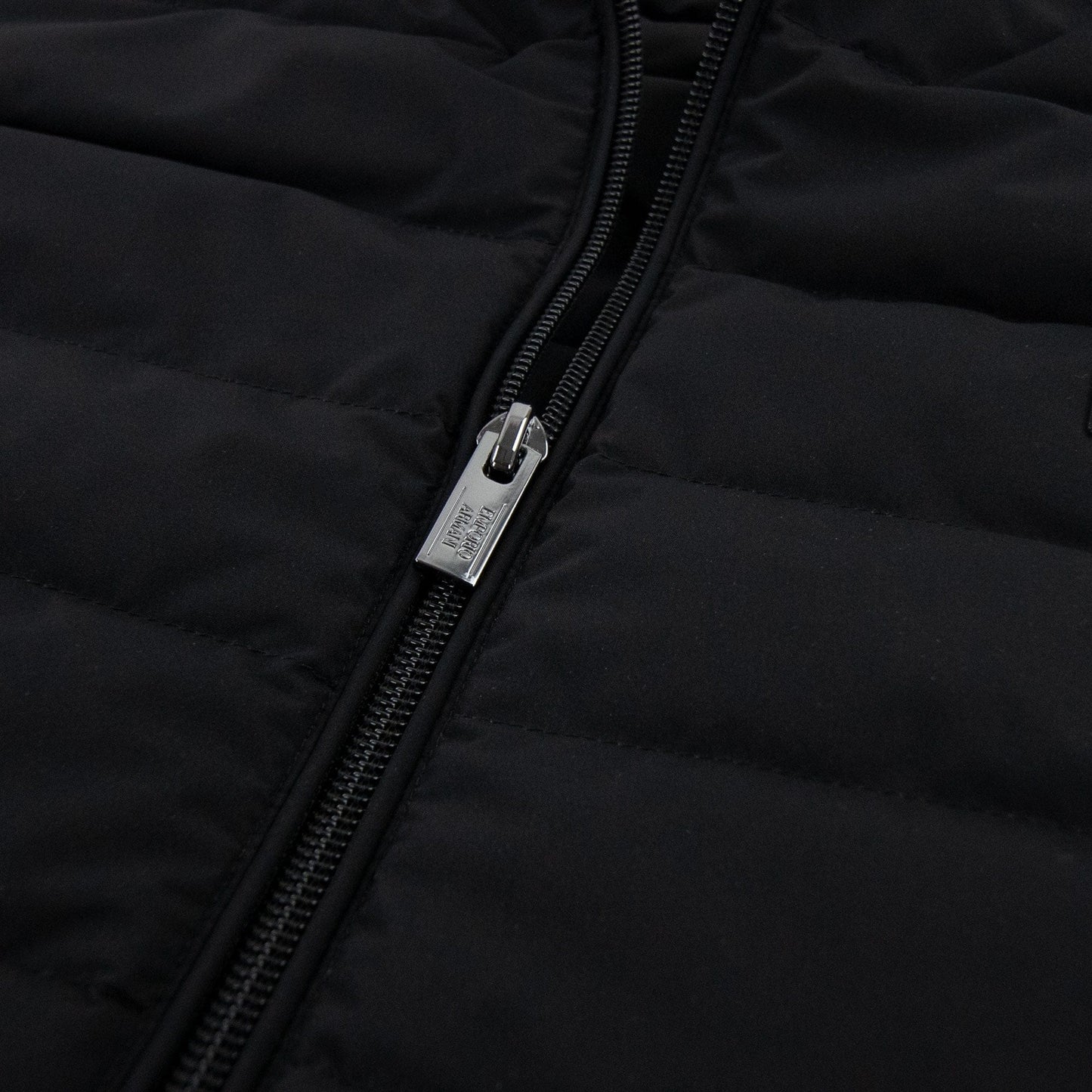 Emporio Armani Quilted-nylon Sleeveless Down Jacket Black