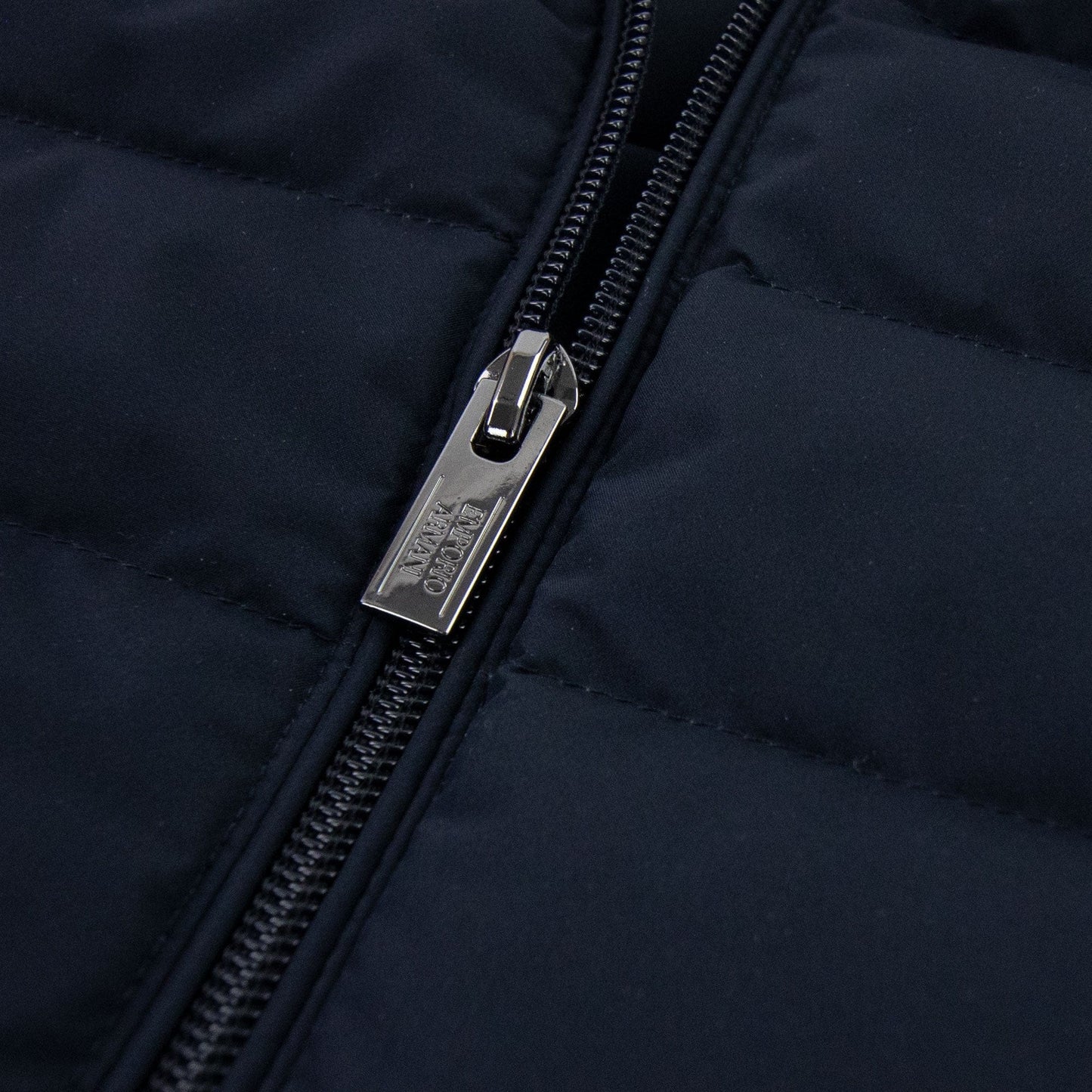 Emporio Armani Quilted-nylon Sleeveless Down Jacket Navy
