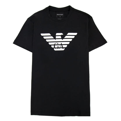 Emporio Armani Pima-jersey T-shirt With Logo Black