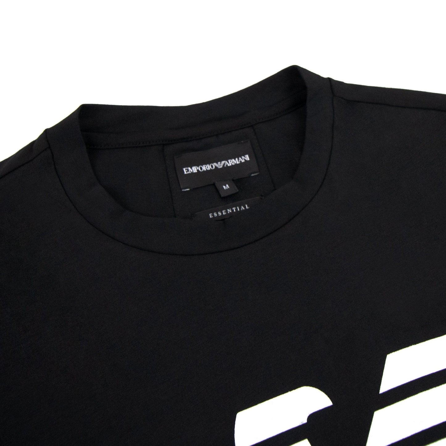Emporio Armani Pima-jersey T-shirt With Logo Black