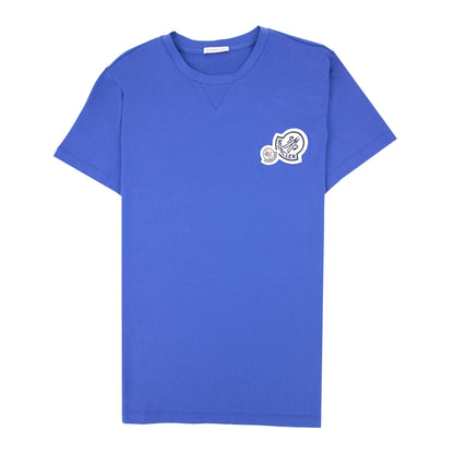 Moncler Double Logo T-shirt Royal Blue